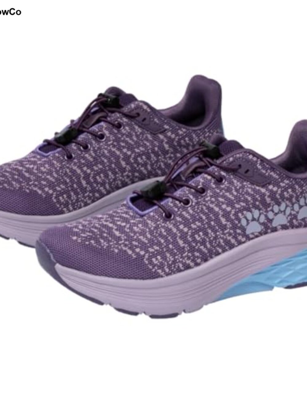 GreaterGood Women's Walking Shoes Bungee Laces Cushioned Supportive Sneakers